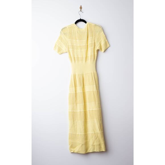 Jason Wu x RTR Yellow Knit Midi Dress - Picture 5 of 8